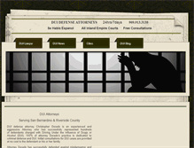 Tablet Screenshot of christopherdoradolaw.com